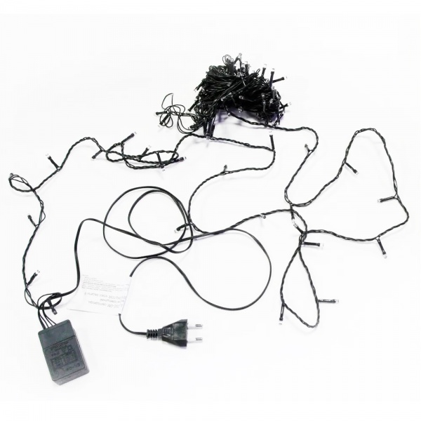 Электрогирлянда линейная SHLigts Нить (ILD200C-GWW) встроенный светодиод (LED) 200 ламп 20 м 