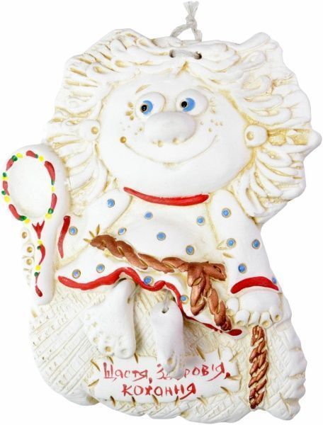 Оберег Домовой с ложкой 17 см