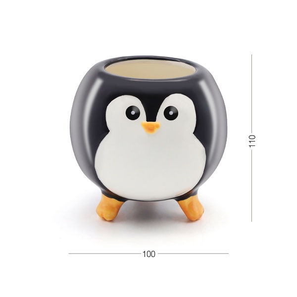 Кашпо керамическое MVM DH-FLOWERS-22 BLACK 