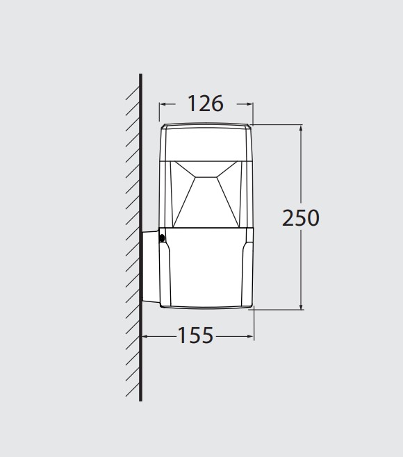 Светильник уличный настенный FUMAGALLI Elisa Applique Clear GX53 3 Вт IP55 черный