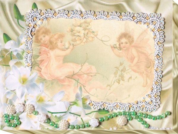 Рамка для вишивання бісером Ніжні лілії AP-005 215x160 мм Абрис Арт