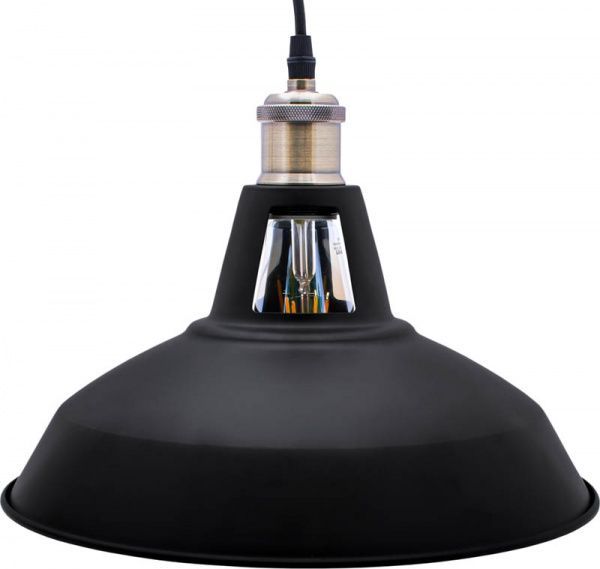 Підвіс Hopfen Cap Loft 1x40 Вт E27 чорний 