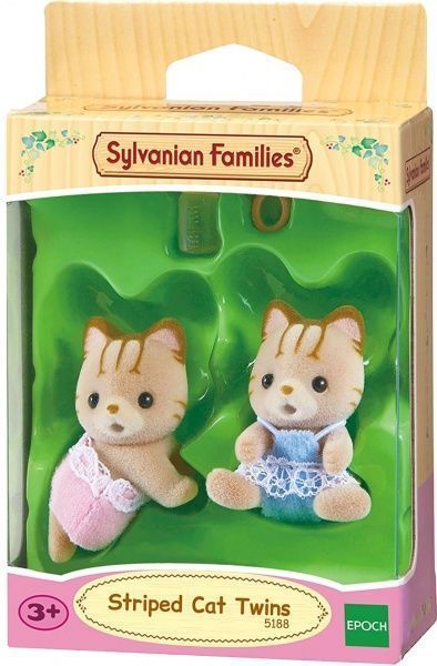 Игровой набор Sylvanian Families полосатыеКотята-двойнята 