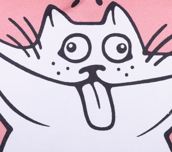 Подушка декоративная Котик 43x43 см коралловый La Nuit 