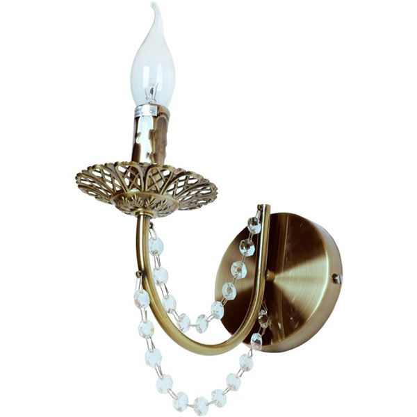 Бра Victoria Lighting Alison/AP1 1x40 Вт E14 бронза 