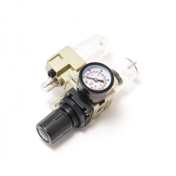 Блок підготовки повітря з манометром Forsage для пневмосистеми 1/4
