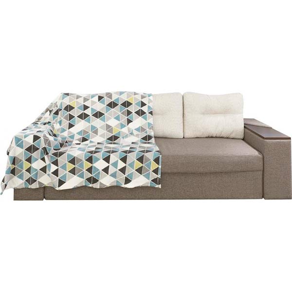 Плед мікрофібра Underprice Геометрія аква 200x220 см