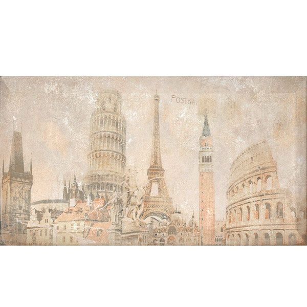 Декор Інтеркерама Antica Д 128072 150х400 мм 