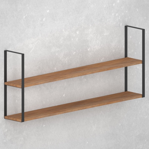 Кронштейн для полок Valore Прямоугольник двойной Loft SB-DR-21