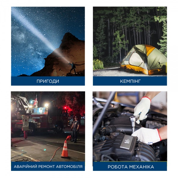 Фонарь прожекторный Quantum Worklight QM-FL2030 Worker 15W COB+LED с функцией Power Bank