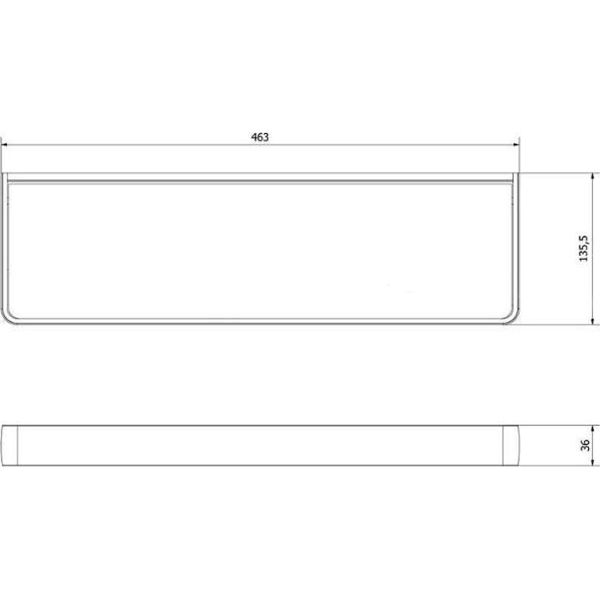 Полка для ванной Haceka Aline P 1194611