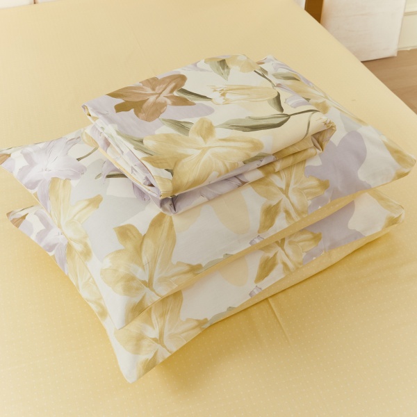 Комплект постельного белья Roxana 1,5 желтый с белым La Nuit 