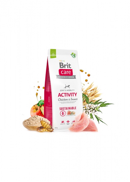 Корм сухий для усіх порід Brit Care Sustainable Activity з куркою 3 кг