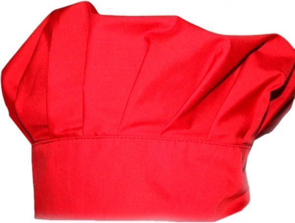 Шапка кухаря Lux-Form P0016 Безе р. універсальний червоний