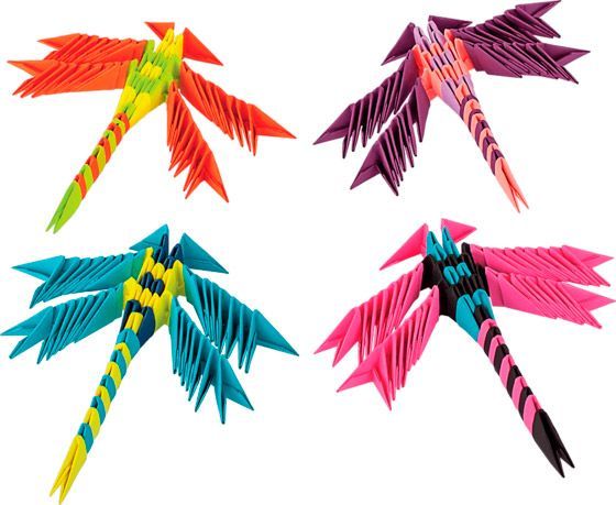 Модульне орігамі Чотири бабки ОМ 6168 Бумагія 