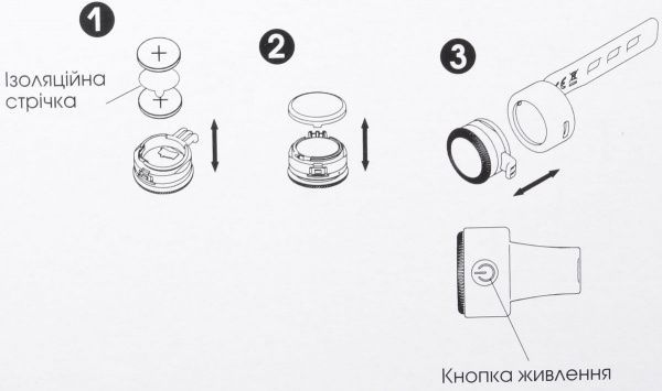 Фонарь велосипедный габаритный BHLD01-Bk