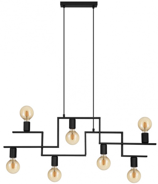 Підвіс Eglo Fembard 7x60 Вт E27 чорний 43365 