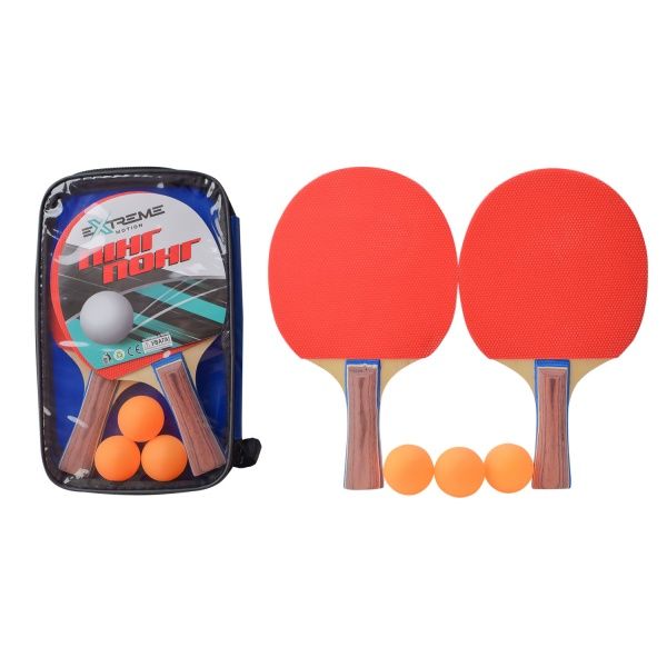 Набор для настольного тенниса Shantou CE082519 (2 ракетки + 3 мячика) 