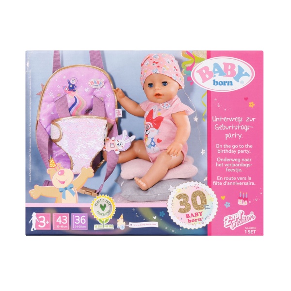 Рюкзак-кенгуру Baby Born серии День Рождения_Прогулка 831113