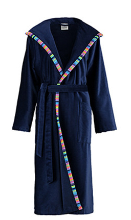 Халат женский Cawo Hood р. 44 синий 145917144