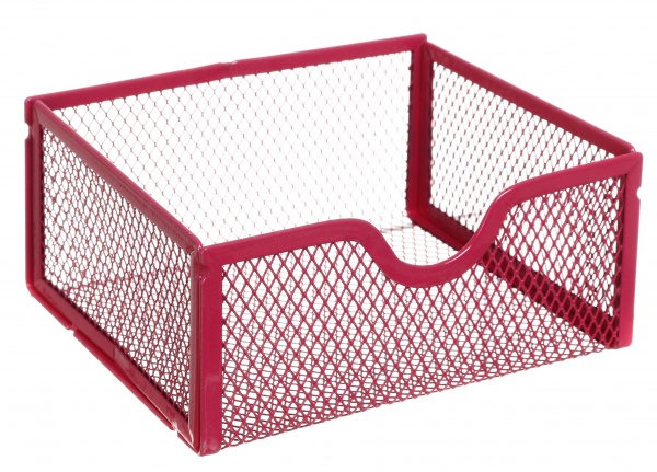 Органайзер настольный металл 22.3х10.8х10.8 см розовый Nota Bene