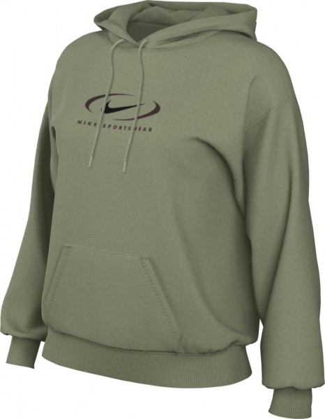 Джемпер Nike W NSW FLC OS PO HDY SWSH FN7698-386 р.XS хакі