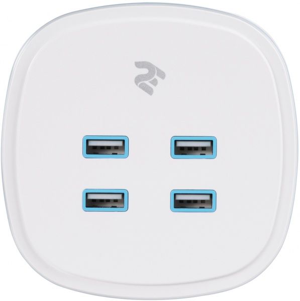 Сетевое зарядное устройство 2E Wall Charger 4xUSB 4.2A 