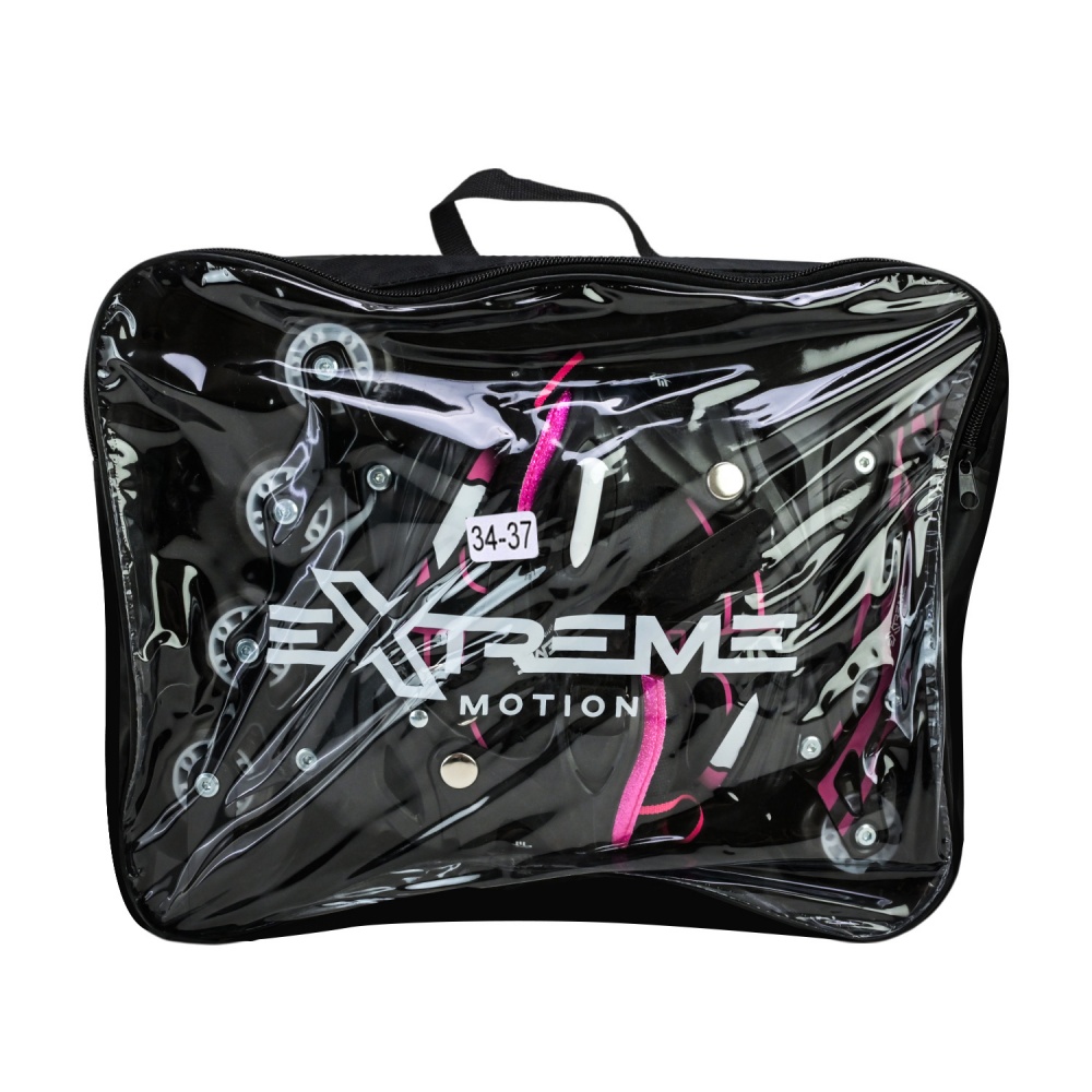 Роликовые коньки Shantou Extreme Motion M RL25428 р. 34-37 черный