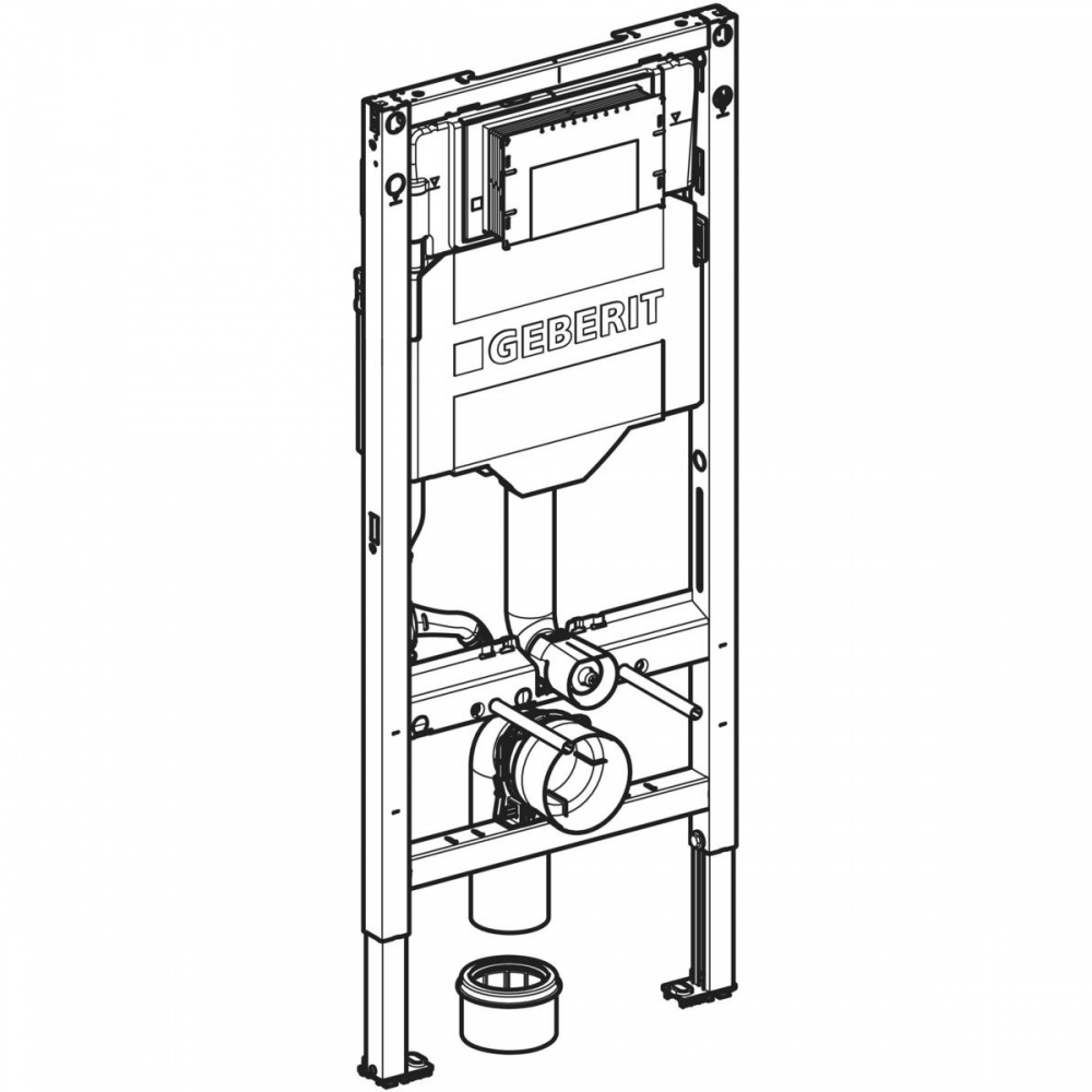 Система инсталляции Geberit для подвесного унитаза с бачком