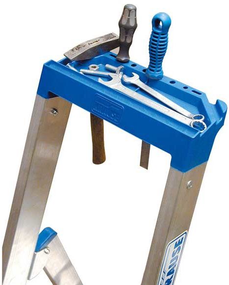 Лестница-стремянка Krause Stabilo 8 (124555) c органайзером 