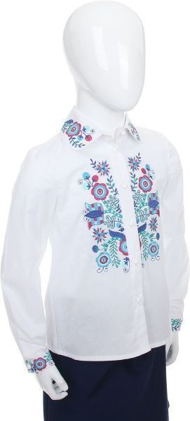 Вишиванка дитяча Едельвіка р.140 блакитний 107-19/09 