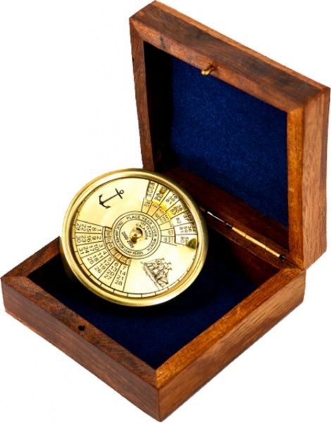 Календар металевий на 100 років у скриньці 2451А