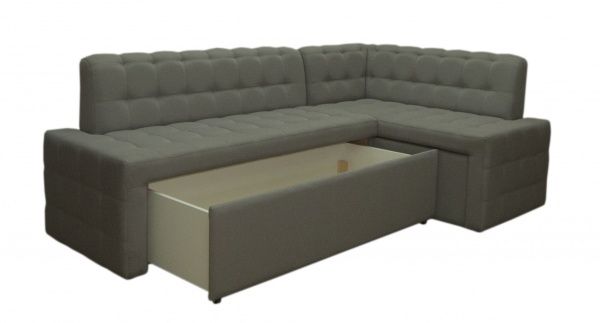 Куточок кухонний Кедр КАРАТ дві ніші Г темно-сірий