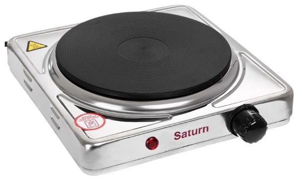 Плита настольная электрическая Saturn ST-EC0196 inox