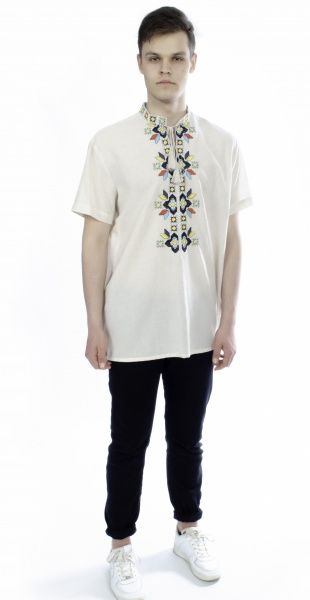 Вышиванка Эдельвика 570-20/08 льняной р. XXL 