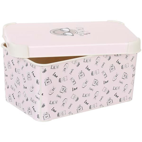 Ящик для хранения Smiley World S рожевий 140x300x200 мм
