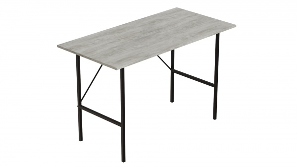 Стіл Time Тайм 1200x600x16 мм урбан лайт/чорний 