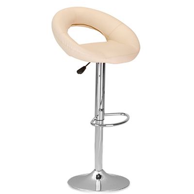 Стул барный Rose Chrome V-18 молочный