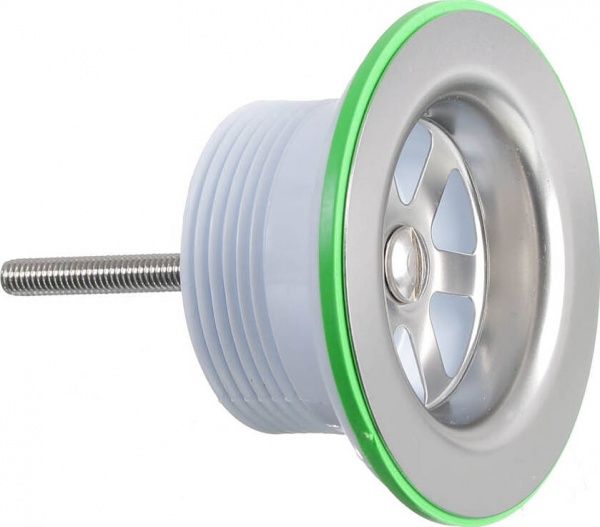 Выпуск сифона ScandiSPA Т0300.2100 серый с зеленым