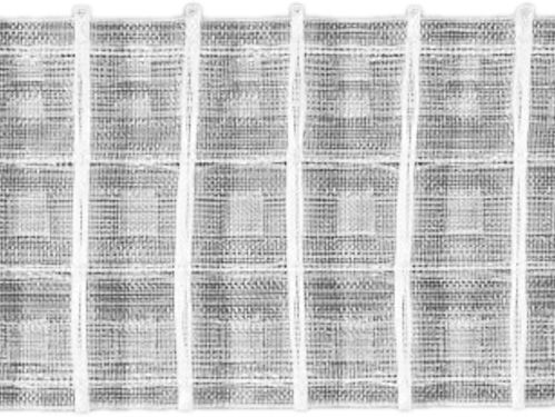 Тесьма Stradivari 43046/100 прозрачная равномерная 1:2 4 ряда петель Bandex