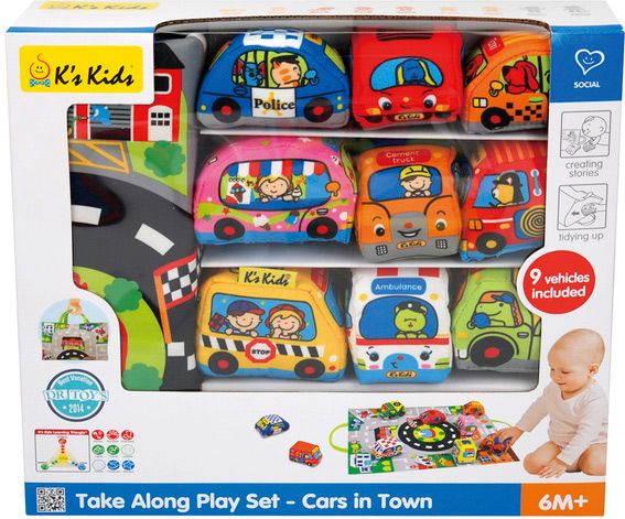 Ігровий набір K`s Kids 3D килимок Машинки в місті KA10665-GB