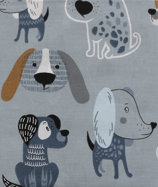 Пеленка Україна Funny dogs 2222322602016 90х110 см серый 