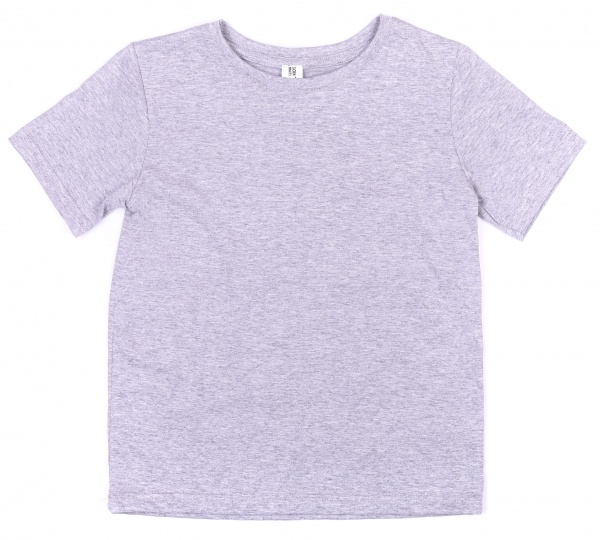 Футболка унисекс Luna Kids хлопок р.152 серый меланж 