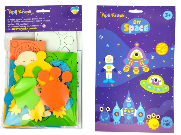 Набор для творчества 3D-аппликация Инопланетяне 3D-06