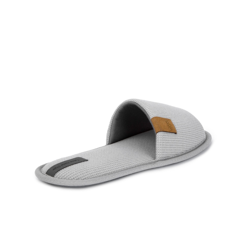 Тапки домашние Twins HS-VL вафельные PVC 14183 р.40/41 серый