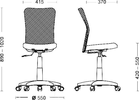 Кресло Nowy Styl JUNIOR GTS WHITE OD-05/SPR-01 спрей разноцветный 