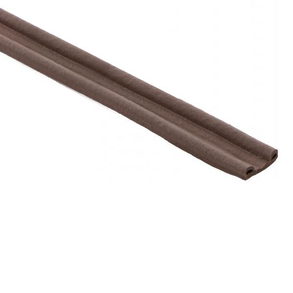 Уплотнитель самоклеящийся резиновый Scley 9х5,5 мм 1 м коричневый  