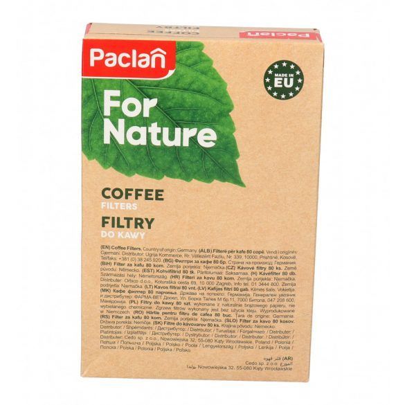 Фильтр для чая или кофе Paclan For Nature №4 80 шт. 