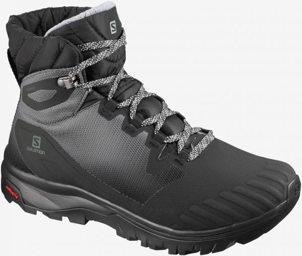 Ботинки Salomon VAYA BLAZE TS CSWP Bk/Bk/Quiet Sha L41113200 р. UK 6,5 черный с серым