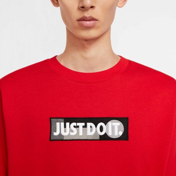 Світшот Nike M NSW JDI CRW FLC 365 CU4095-657 р. S червоний